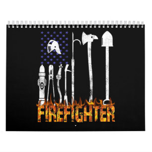 Calendrier Cadeau pompier Cadeau aux amoureux des pompiers
