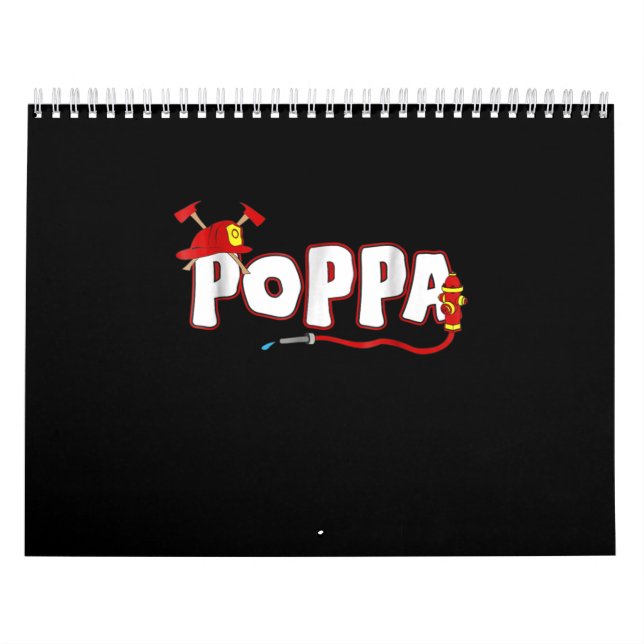 Calendrier Cadeau pompier | Cadeaux Pompiers Poppa (Protection)