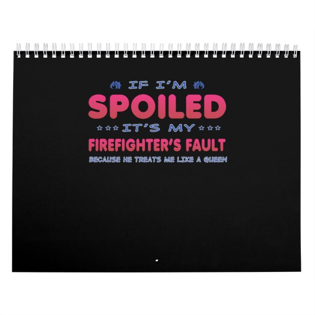Calendrier Cadeau pompier | C'est le problème de mon pompier (Protection)