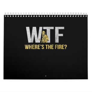 Calendrier Cadeau pompier WTF Où est le pompier