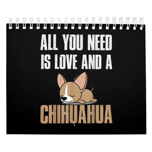 Calendrier Cadeaux Pour Chihuahua Lover | Cadeaux Cute Chihuh (Protection)