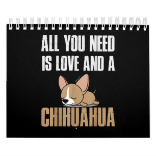 Calendrier Cadeaux Pour Chihuahua Lover Cadeaux Cute Chihuh