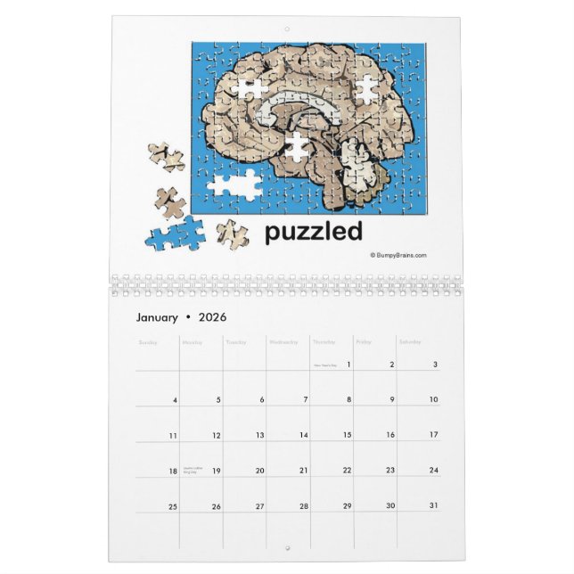 Calendrier cahoteux 2011 (Jan 2026)