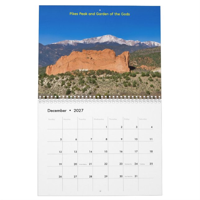 Calendrier Calendar (Dec 2027)