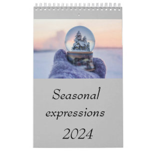 Calendrier Calendar2024 Expressions saisonnières