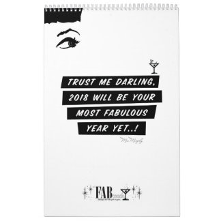 Calendrier Calendar 2018 - your most fabulous year yet!