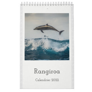 Calendrier Calendar 2022 RANGIROA ランギロア カレンダー