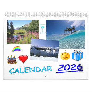 Calendrier Calendar 2026