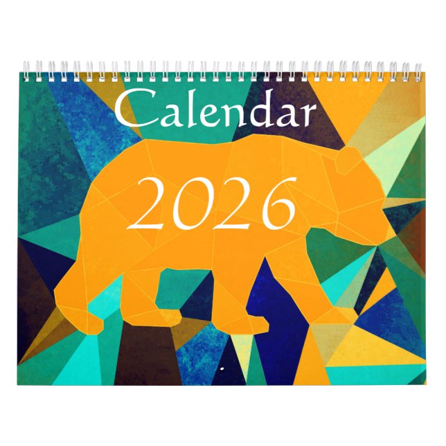Calendrier Calendar 2026 - Animals (Protection)