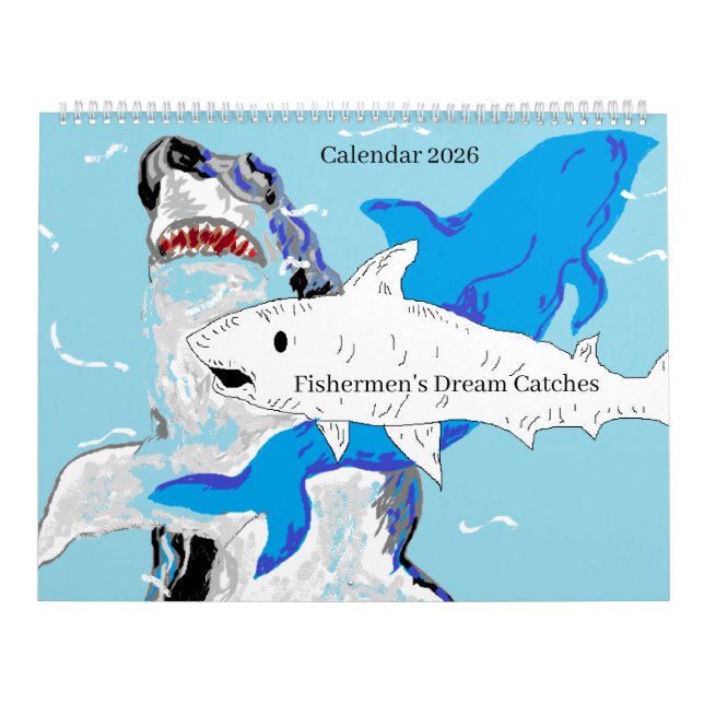 Calendrier Calendar 2026 Fishermen's Dream Catches  (Protection)