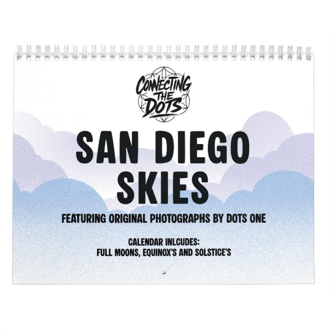 Calendrier Calendar 2026 - San Diego Skies - Dots One Photos (Protection)