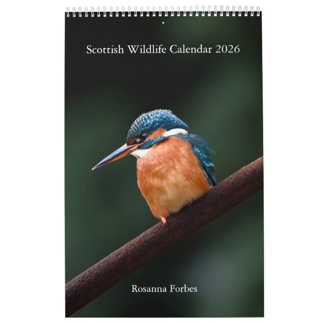 Calendrier Calendar 2026 Scottish Wildlife  (Protection)