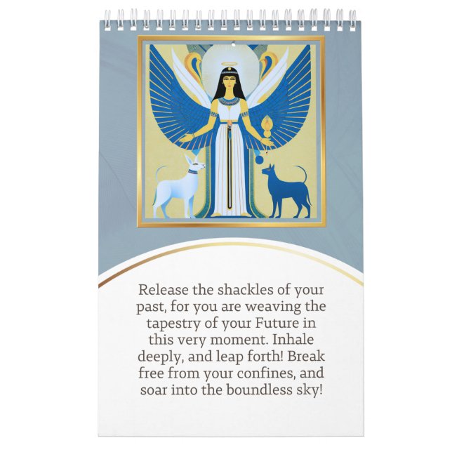Calendrier Calendar angel Egypt (Protection)