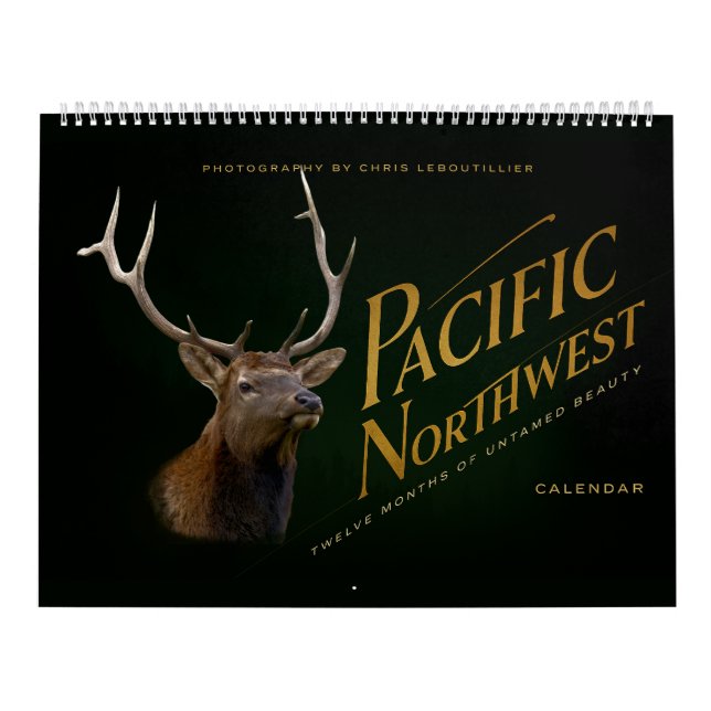 Calendrier Calendar Pacific Northwest Wildlife (c)2026 (Protection)