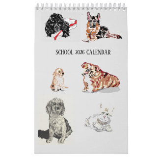 Calendrier Calendar ; School 2026
