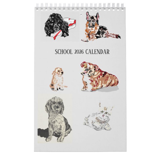 Calendrier Calendar ; School  2026 (Protection)