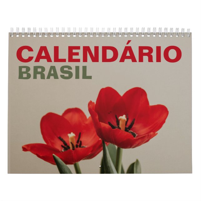 Calendrier Calendário Brasil com Feriados | Brésil 2026 (Protection)