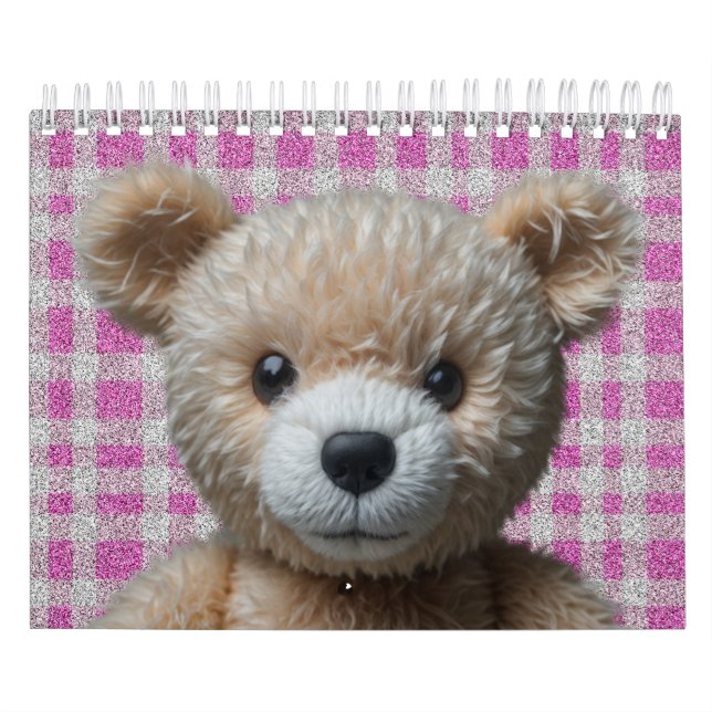 CALENDRIER CALENDÁRIO INFANTILE FOFO COM ESTAMPA DE URSINHO D (Protection)