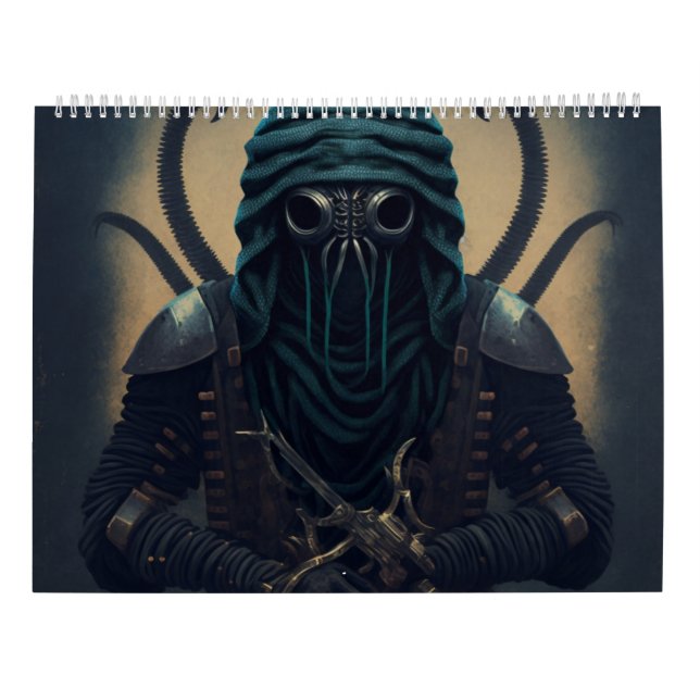 Calendrier Calendars warrior fantasy 2023 (Dos)