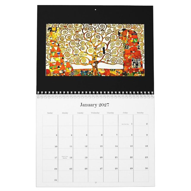 Calendrier Calendrier-Classique/Cru-Gustav Klimt (Jan 2027)