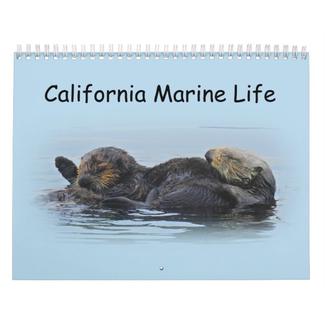 Calendrier Calendrier, espèce marine, la Californie (Protection)