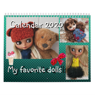 Calendrier Calendrier. Mes poupées préférées