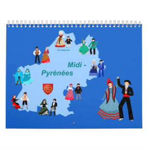 Calendrier Calendrier, Midi-Pyrénées, France
