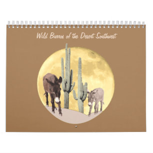 Calendrier Calendrier, Wild Burros of the Desert Southwest
