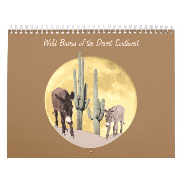 Calendrier Calendrier, Wild Burros of the Desert Southwest (Protection)