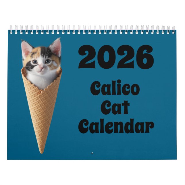 Calendrier Calico Cat Calendar (Protection)