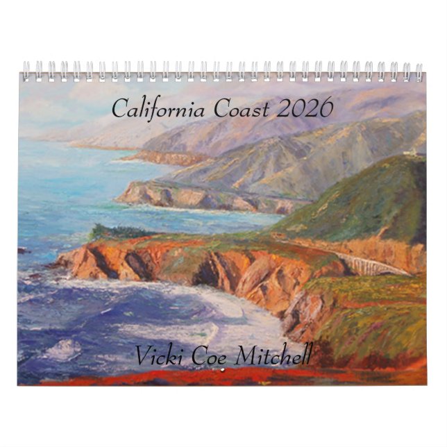 Calendrier California Coast 2026 Calendar (Protection)
