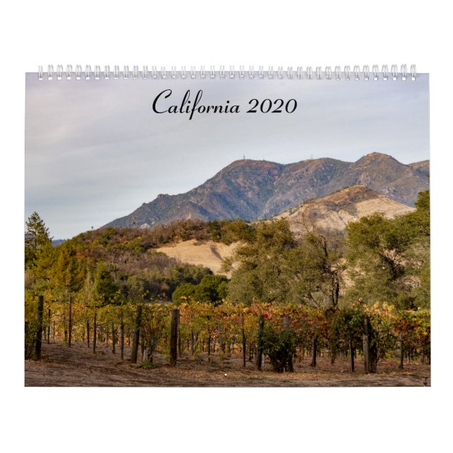 Calendrier Californie 2020 (Protection)