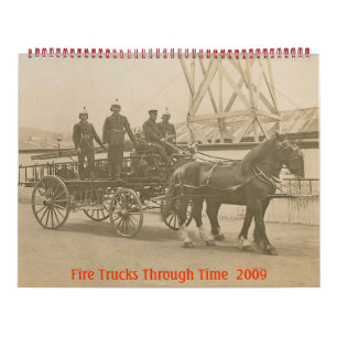 Calendrier Camions d'incendie à travers le temps 2009 Caland