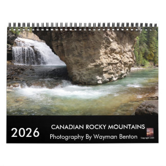 Calendrier Canadian Rocky Mountains Calendar 2026