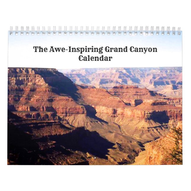 Calendrier Canyon grand de Crainte-Inspriring (Protection)