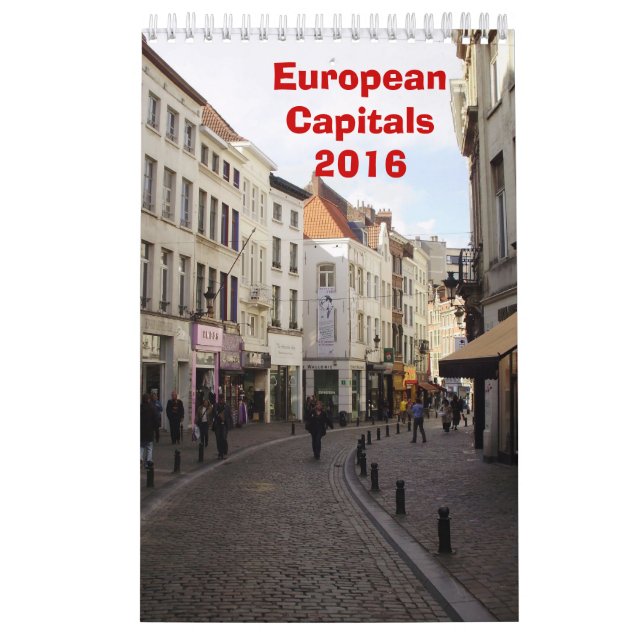 Calendrier Capitales européennes - 2016 (Protection)