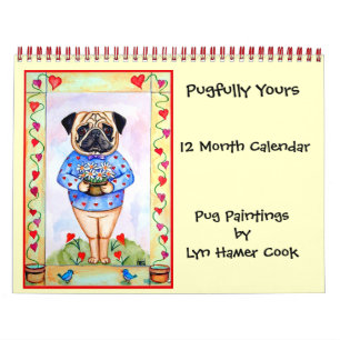 Calendrier carlin Art original