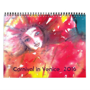 Calendrier Carnaval à Venise 2016 /Masquerade italienne