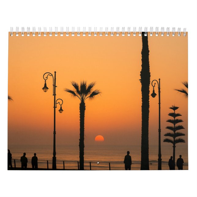 Calendrier Carnet Tropical Sunset - Inspirant et paisible (Protection)