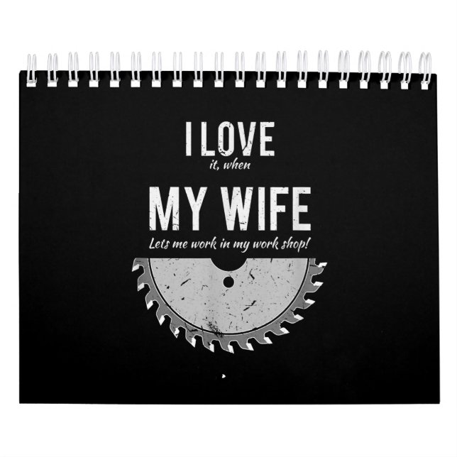 Calendrier Carpenter Funny Wood Working Gig Noël (Protection)