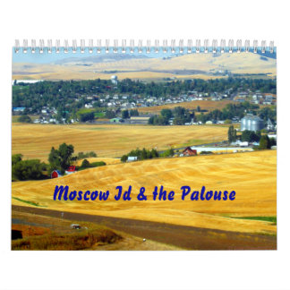 Calendrier Carte d'identité de Moscou et la Palouse
