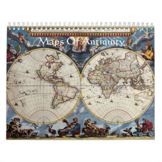 Calendrier Cartes de l'antiquité