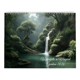 Calendrier Cascades dans les jardins magiques 2026