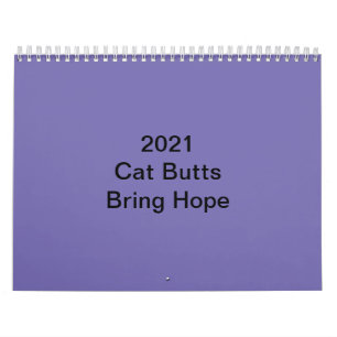 Calendrier Cat Butt 2021