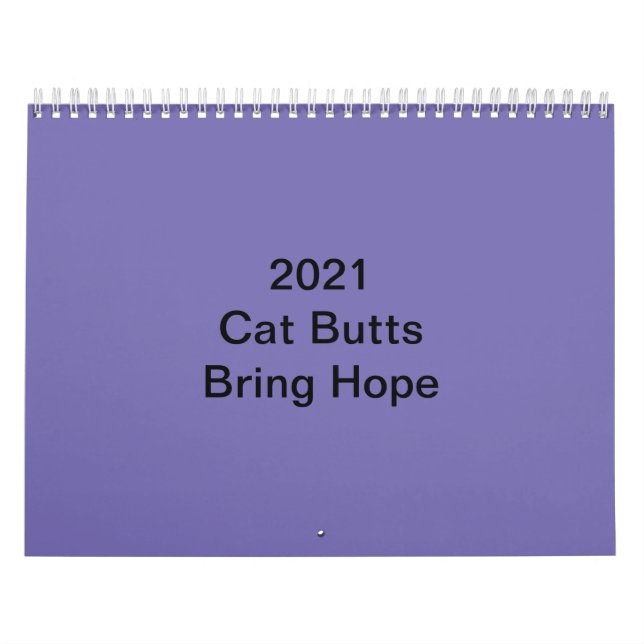 Calendrier Cat Butt 2021 (Protection)