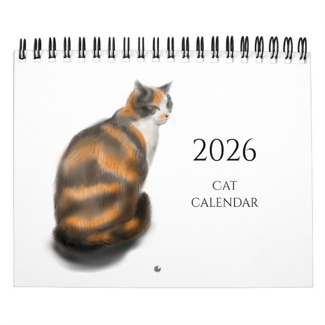 Calendrier cat calendar 2026 (Protection)