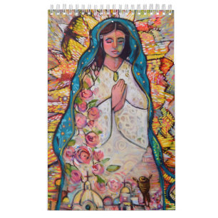 Calendrier Catholique Folk Art Calendar par Jen Norton