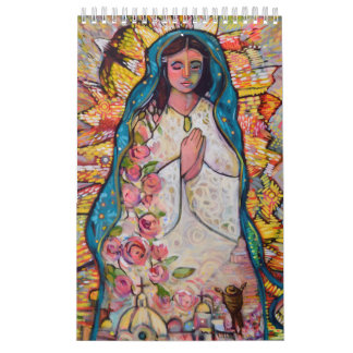 Calendrier Catholique Folk Art Calendar par Jen Norton