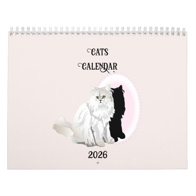 Calendrier Cats by the Month Calendar (Protection)