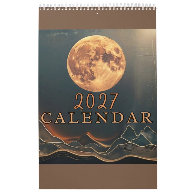 Calendrier Céleste Personnalisable 2027 - Ajoutez  (Protection)